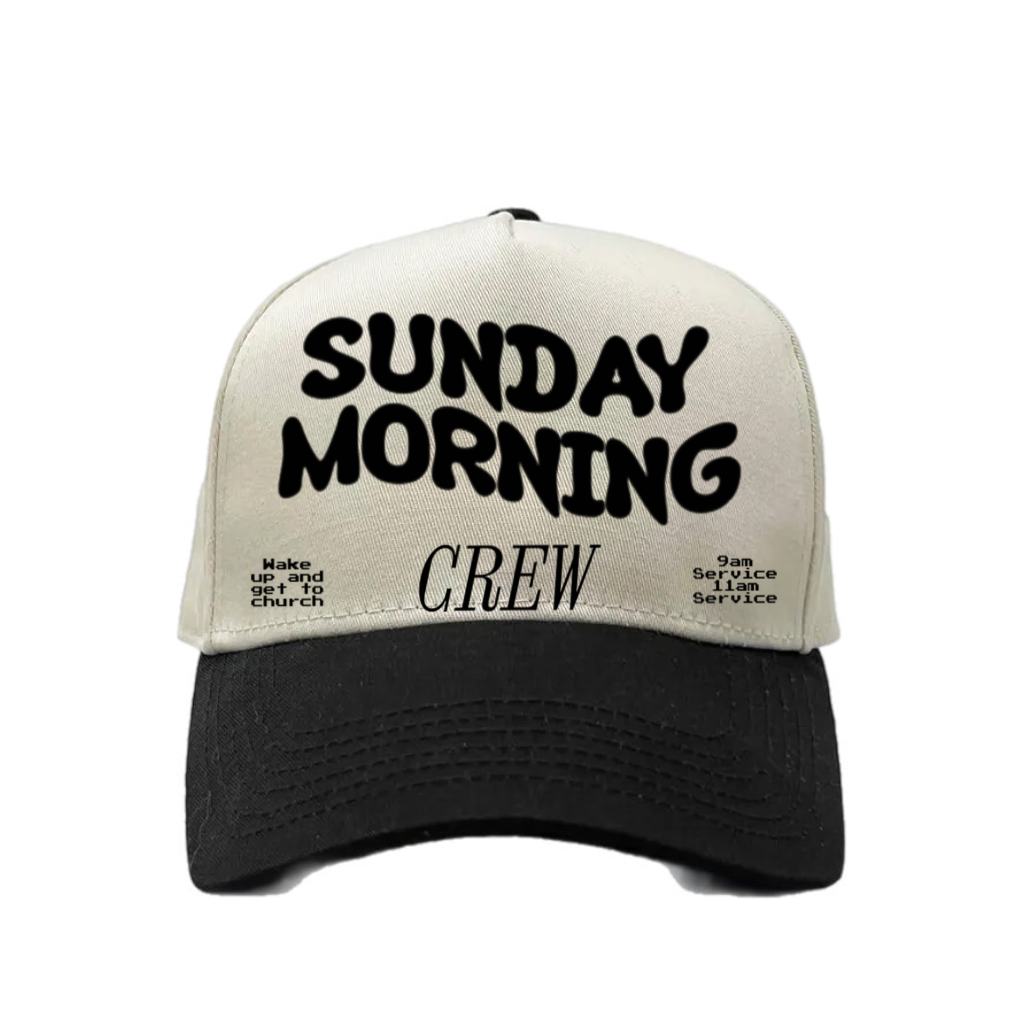 SUNDAY MORNING CREW TRUCKER HAT